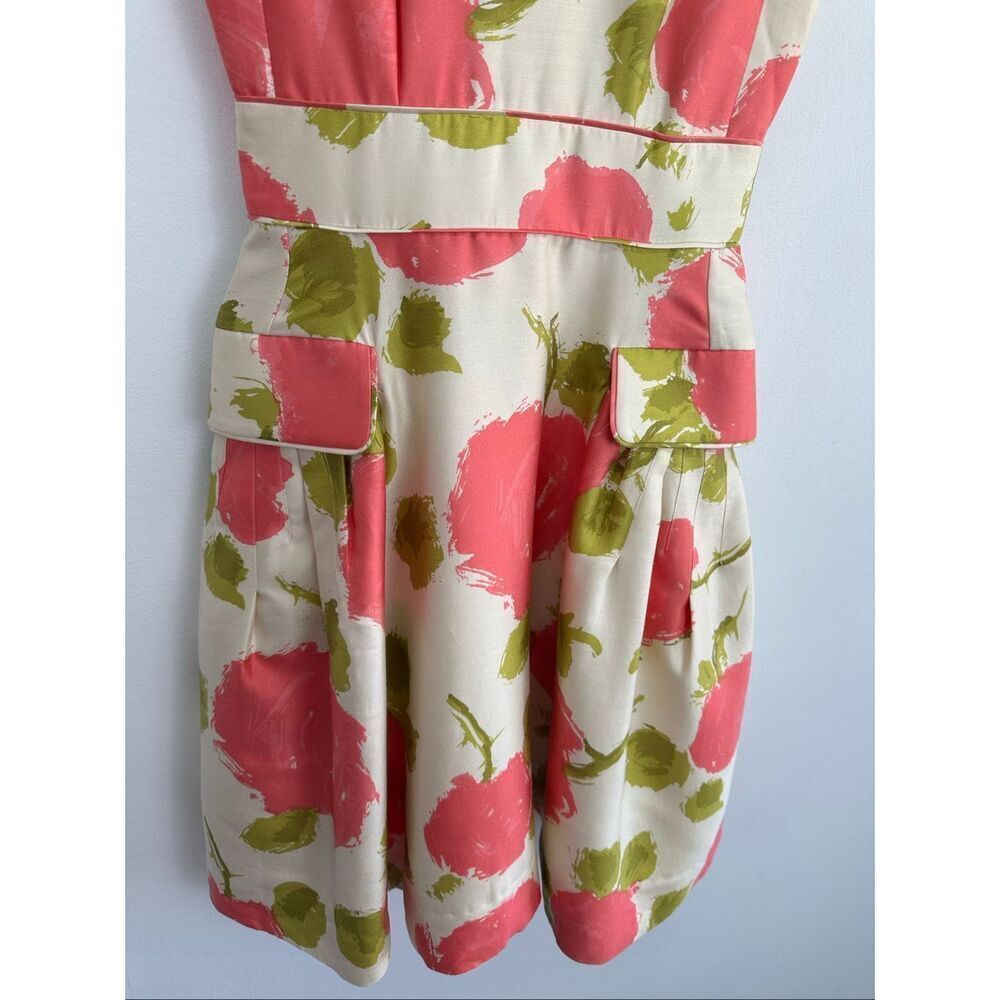 Kate Spade New York Women’s Pink Green Floral Wynn Sleeveless Midi Dress ASO Zoo - Picture 11 of 15